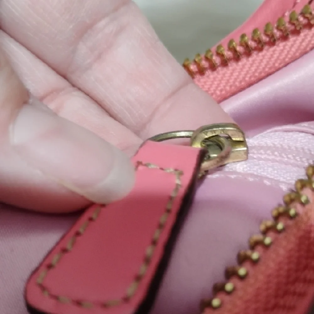 SALE! RARE! Coach Pink 🩷 Brown Signature Vintage Shoulder Bag W Hangtags - Picture 11 of 16